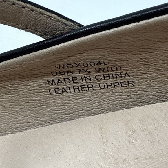 Propet Zuri Mary Jane Pumps Womens Sz 7.5 D Black Leather Comfort Adj. Strap NEW - Picture 9 of 16